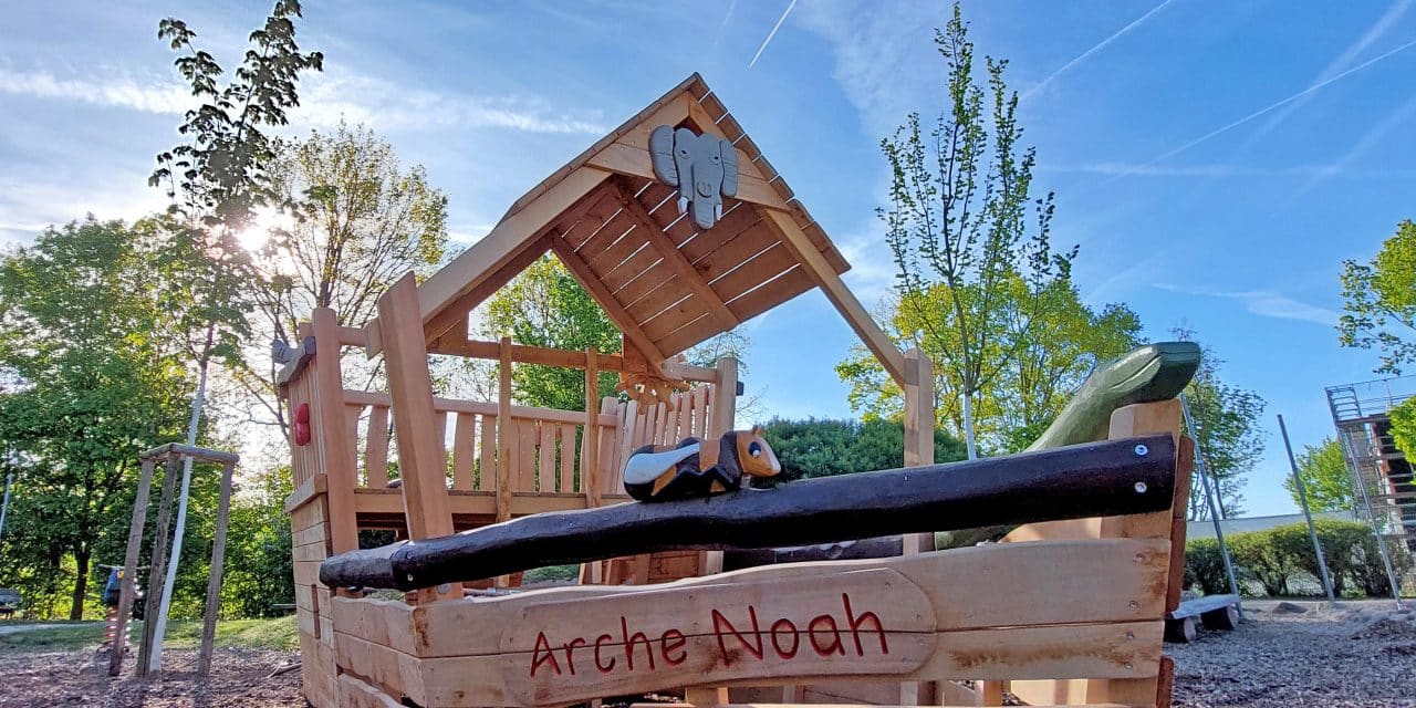 Sommerfest in Osthofener Kita „Arche Noah“ – Neue Spielschiff-Arche wird feierlich eingeweiht
