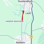 Zwei Wochen Vollsperrung auf der L439 wegen Sanierung