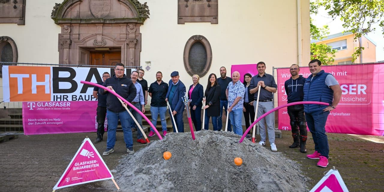Gigabit für Worms: Startschuss für Glasfaserausbau in Neuhausen gefallen