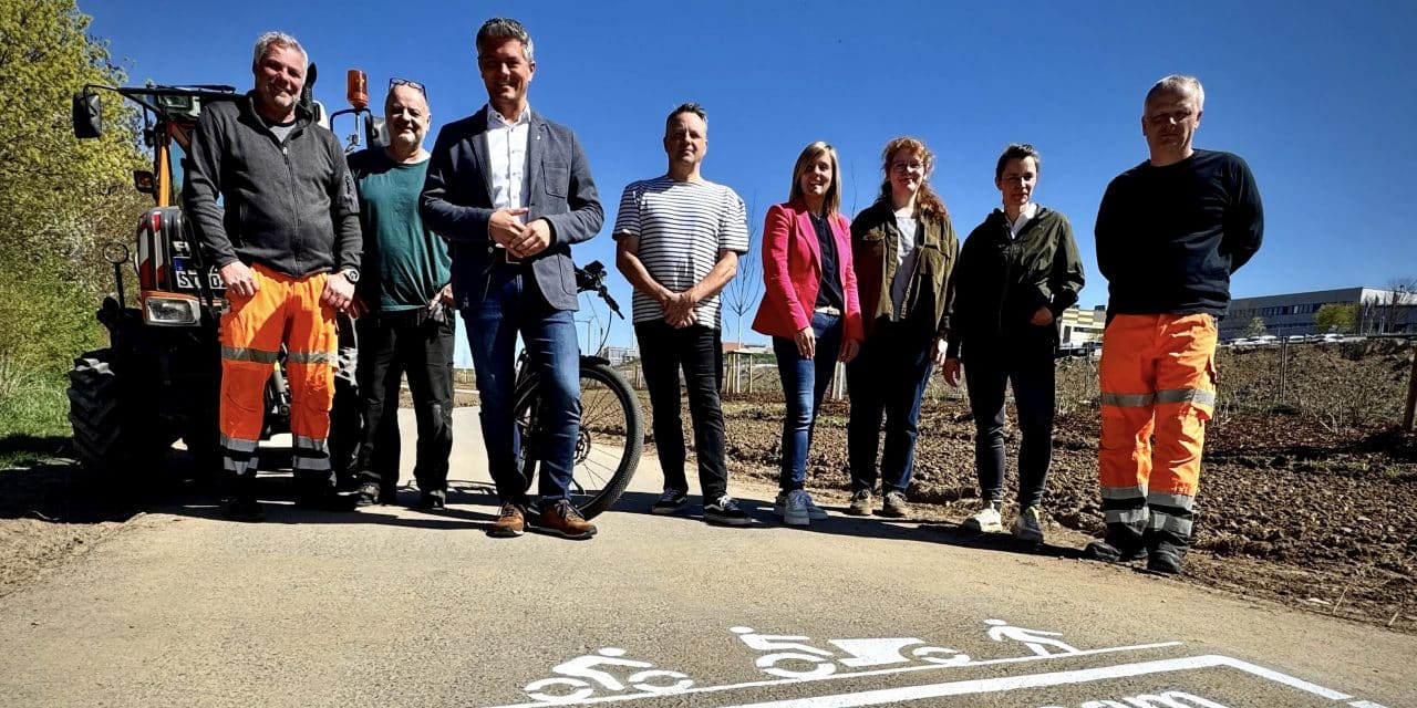 Erstes Piktogramm in Alzey: Kampagne „Gemeinsam mit Rücksicht“ gestartet