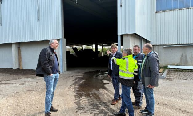 Vergärungsanlage Framersheim: Wiederaufbau der Komposthalle abgeschlossen