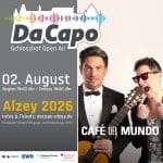 Klangwelten unter freiem Himmel: Café del Mundo krönt DA CAPO 2026 in Alzey
