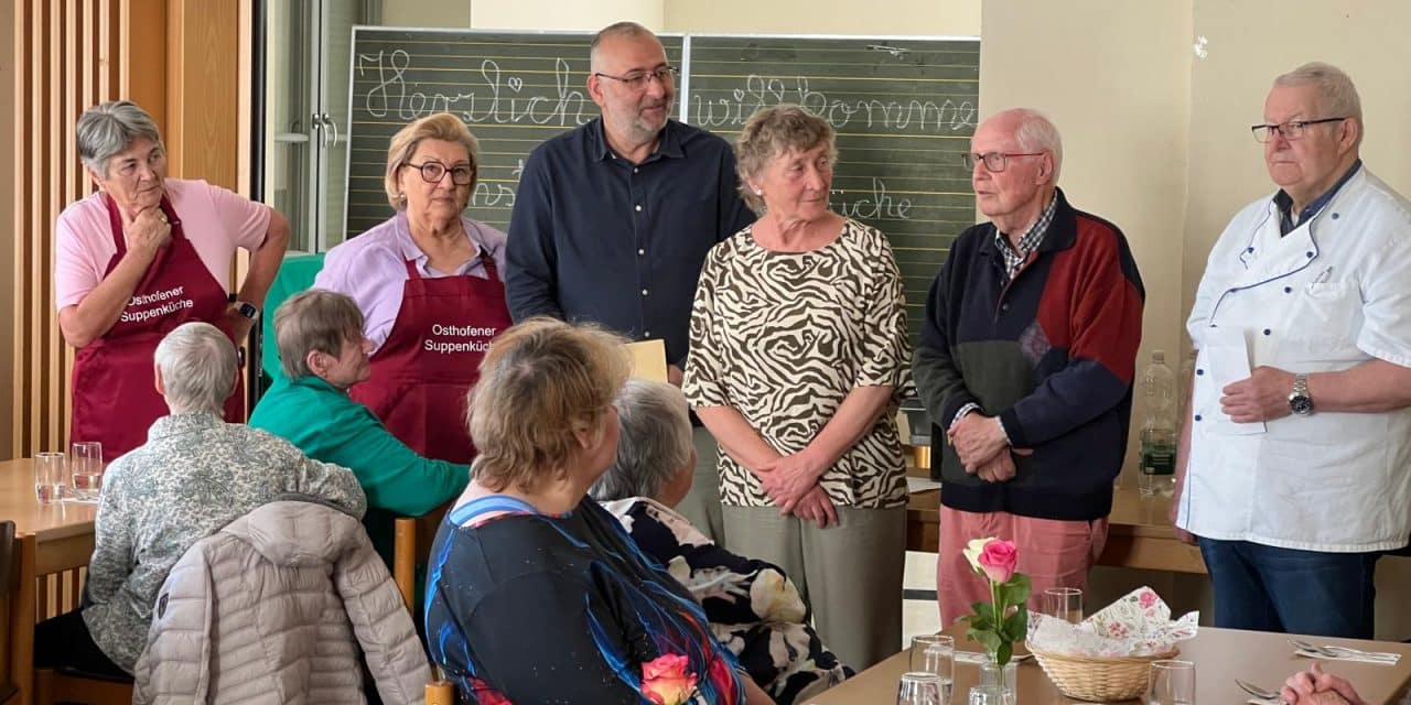Engagement für den Zusammenhalt: SPD Osthofen unterstützt Suppenküche mit Spende