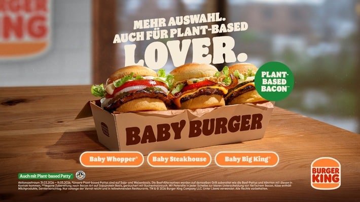 Jetzt auch ohne Fleisch: Burger King launcht Plant-Based Bacon