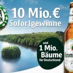 Krombacher startet Mega-Aktion: 10 Millionen Euro und 1 Million Bäume