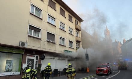 Feuerwehr verhindert größere Ausbreitung bei Brand in Wormser Sportsbar