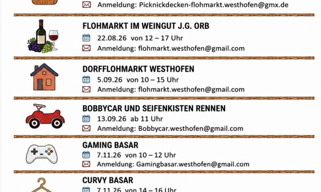 Westhofen 2026: Hier schlägt das Herz der Dorfgemeinschaft – Basarteam präsentiert Eventjahr voller Highlights
