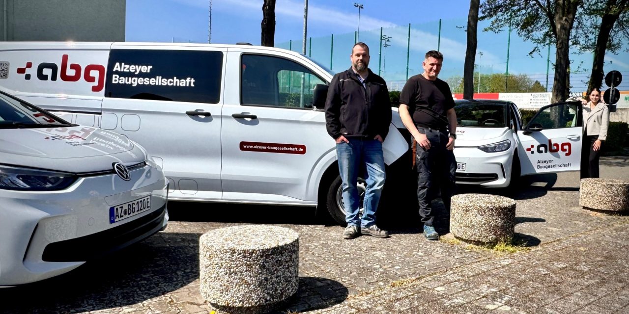 Leise unterwegs in die Zukunft: ABG stellt kompletten Fuhrpark auf E-Mobilität um