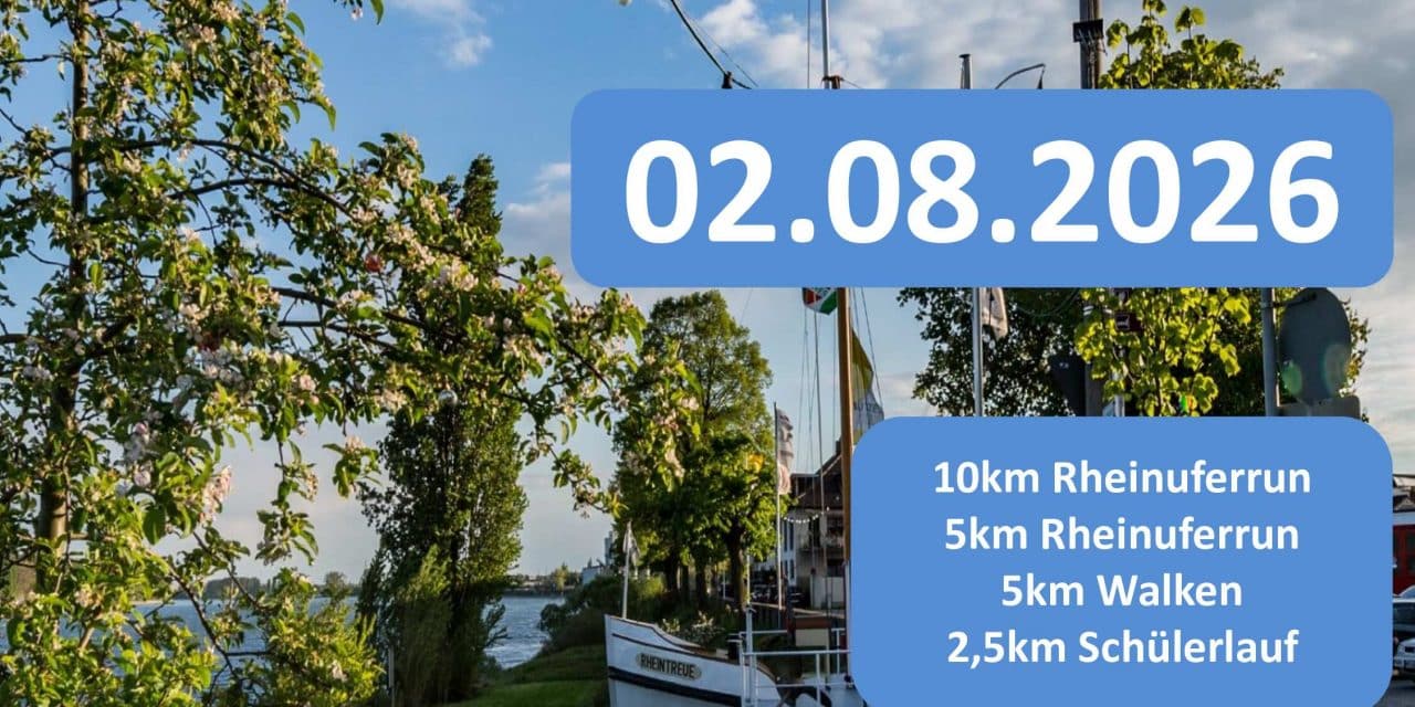 Rheinuferrun in Worms: Lauf-Event für alle Altersklassen am Rheinufer
