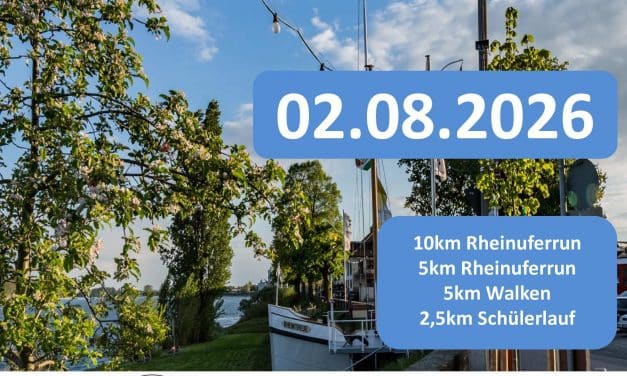 Rheinuferrun in Worms: Lauf-Event für alle Altersklassen am Rheinufer