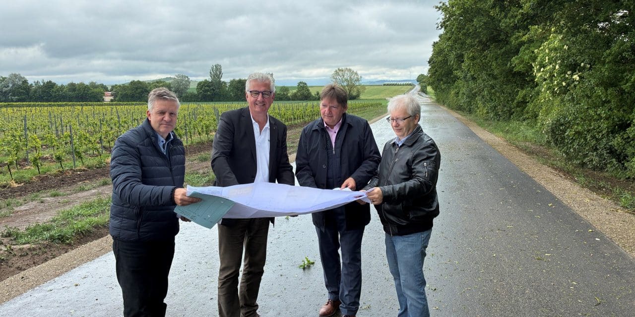 Ausbau der K32 zwischen Gabsheim und Bechtolsheim kommt planmäßig voran