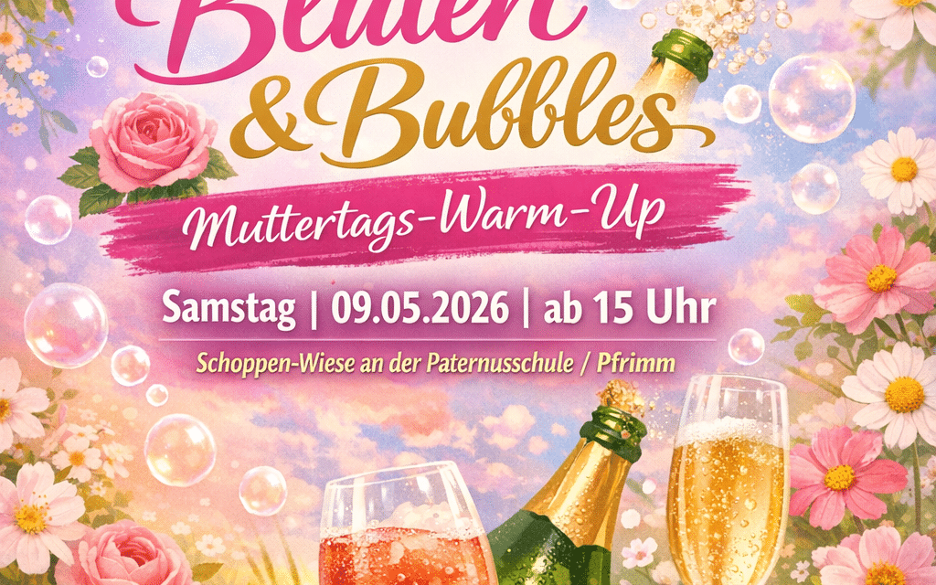 Muttertagsauftakt in Pfeddersheim: Secco-Fest „Blüten & Bubbles“ lädt zur Weinrast ein