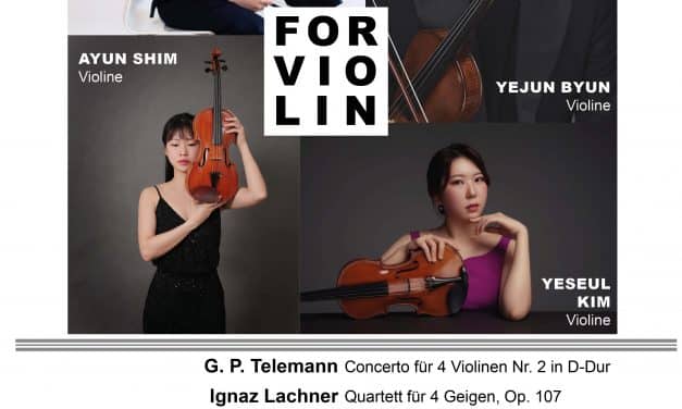 Vier Violinen, ein Klangrausch: Dozentenkonzert der Kreismusikschule verspricht virtuosen Abend im KUZ