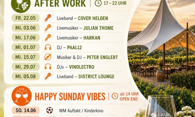 Sommerfeeling im Grape Garden 2026