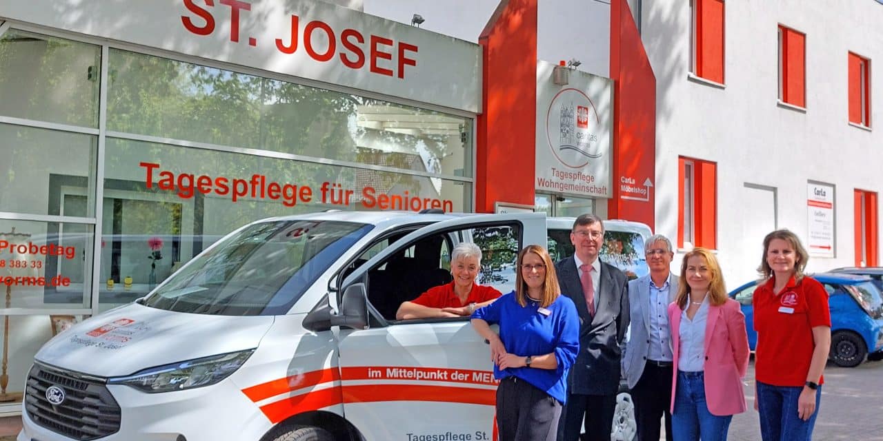 Neuer Ford Transit bringt mehr Mobilität in die Wormser Caritas-Altenhilfe