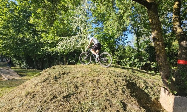 Mit Eigeninitiative zum Dirtpark: Dautenheim feiert neue Anlage