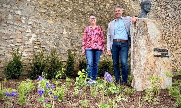 Mehr Grün für die Innenstadt: Alzey wertet Scheu-Denkmal auf