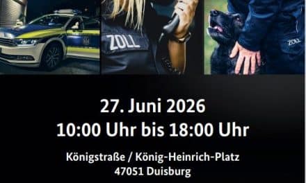 Infomeile, Einsatzshows und Karrierechancen: Zoll präsentiert sich in Duisburg