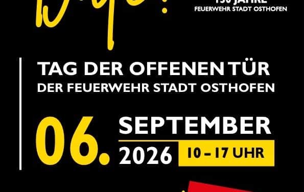 150 Jahre Feuerwehr Osthofen: Tag der offenen Tür lädt zu einem erlebnisreichen Familientag ein
