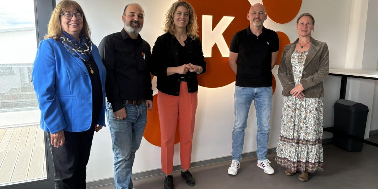 Bürgermeisterin Stephanie Lohr besucht Wormser Unternehmen Rauh GmbH und Haupt GmbH